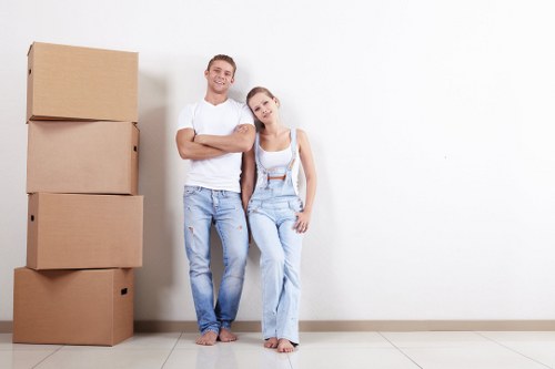 Movers planning a residential relocation in Parsons Green
