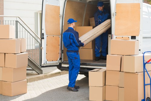 Furniture collection service for a Parsons Green home with bulky items ready for pick-up