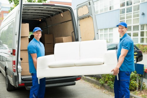 Removal team planning a home move in Parsons Green