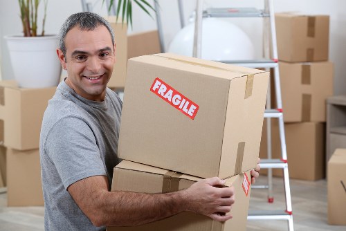 Moving team preparing a Parsons Green home removals job