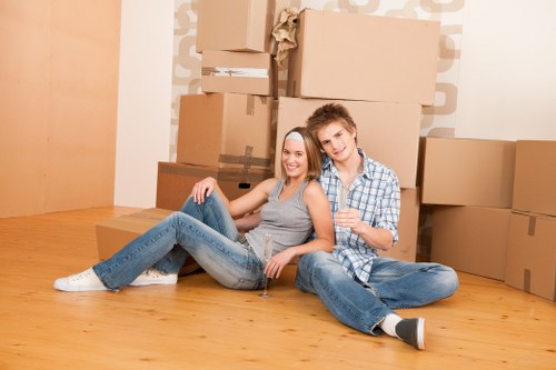 Removal team planning a move in Parsons Green